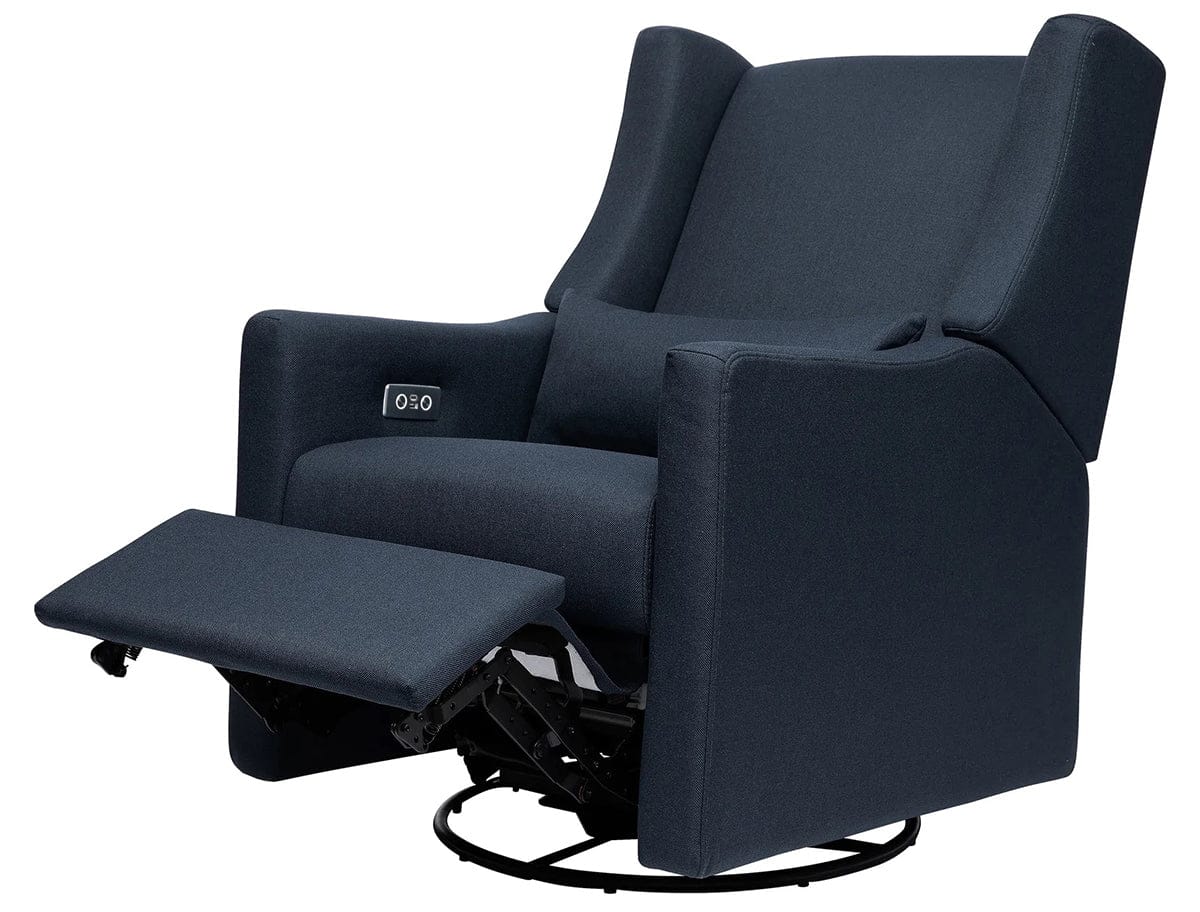 Babyletto Kiwi Electronic Glider Recliner w/ USB - Performance Navy Eco-Twill - M11288PVET