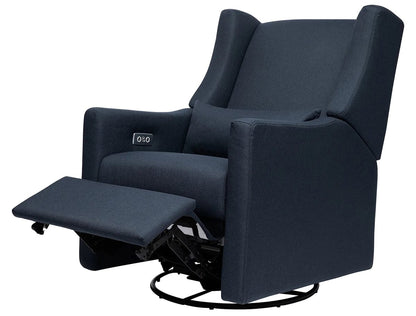 Babyletto Kiwi Electronic Glider Recliner w/ USB - Performance Navy Eco-Twill - M11288PVET