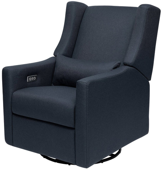 Babyletto Kiwi Electronic Glider Recliner w/ USB - Performance Navy Eco-Twill - M11288PVET