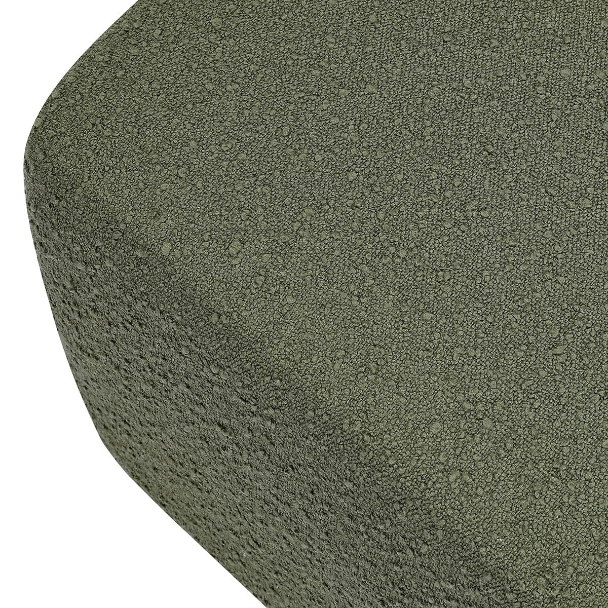 Babyletto Kiwi Gliding Ottoman - Olive Boucle w/ Light Wood Base - M26385OBLB
