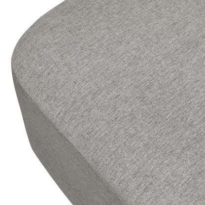 Babyletto Kiwi Gliding Ottoman - Performance Grey Eco-Weave w/ Light Wood Base - M26385PGEWLB