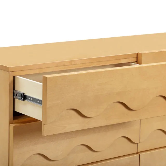 Babyletto Lido Wave 6-Drawer Assembled Dresser - Honey - M31116HY