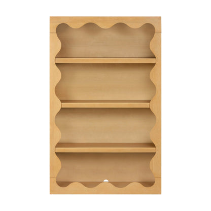 Babyletto Lido Wave Bookcase - Honey