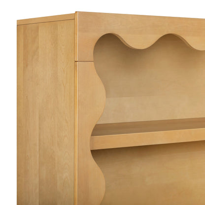 Babyletto Lido Wave Bookcase - Honey
