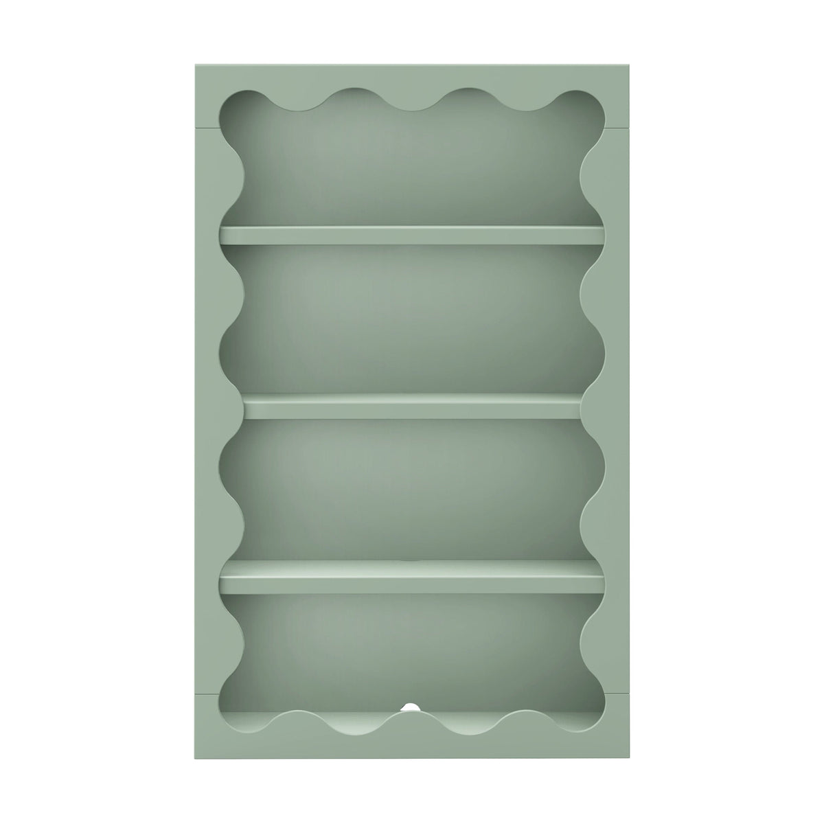 Babyletto Lido Wave Bookcase - Light Sage