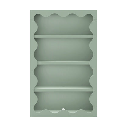 Babyletto Lido Wave Bookcase - Light Sage