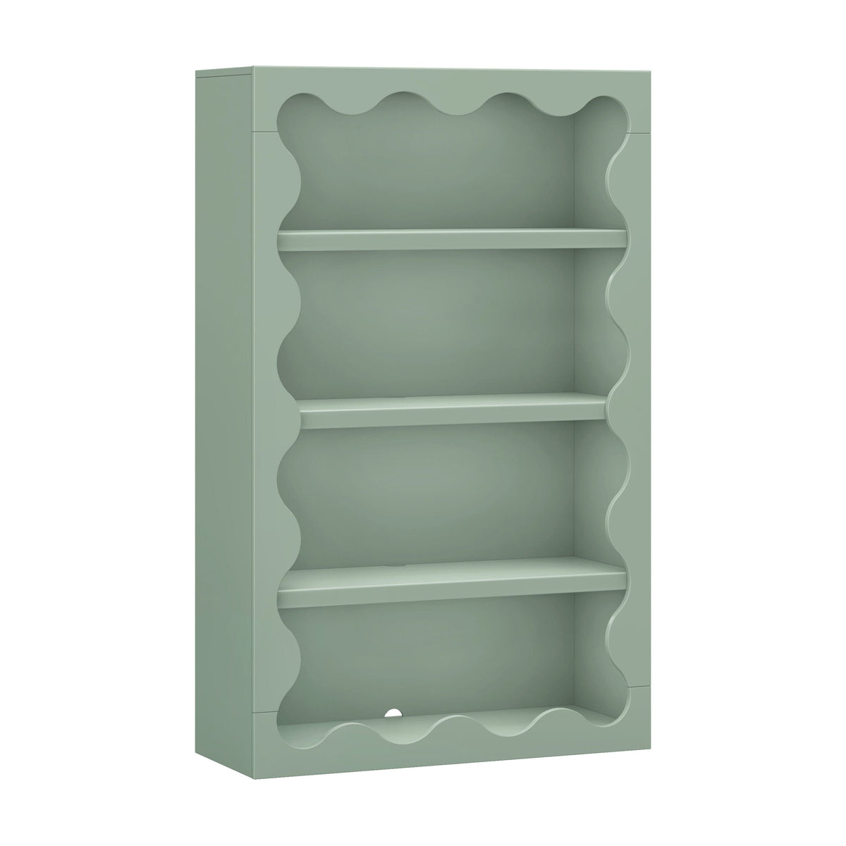 Babyletto Lido Wave Bookcase - Light Sage