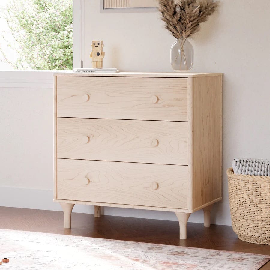 Babyletto Lolly 3-Drawer Changer Dresser, KD w/Removable Changing Tray - Washed Natural - M9023NX