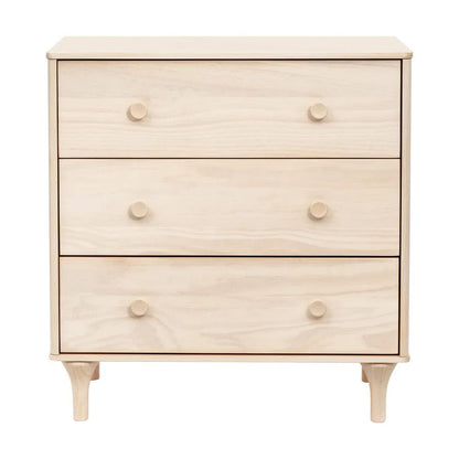 Babyletto Lolly 3-Drawer Changer Dresser, KD w/Removable Changing Tray - Washed Natural - M9023NX