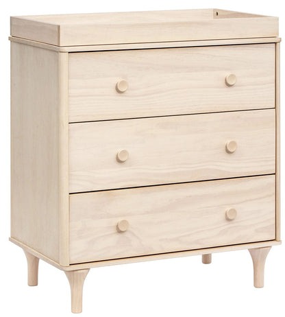 Babyletto Lolly 3-Drawer Changer Dresser with Removable Changing Tray Washed Natural Babyletto Lolly 3-Drawer Changer Dresser with Removable Changing Tray Washed Natural