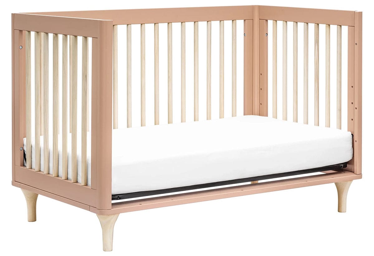 Babyletto Lolly 3-In-1 Convertible Crib with Toddler Bed Conversion Kit - Canyon/Washed Natural - M9001CYNNX