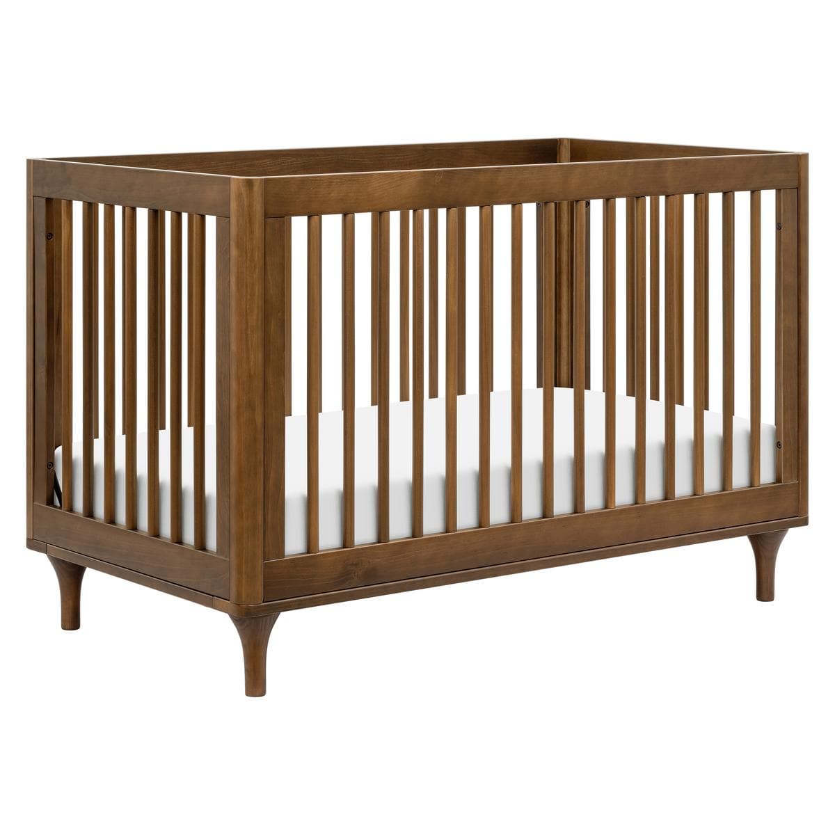 Babyletto Lolly 3-In-1 Convertible Crib with Toddler Bed Conversion Kit - Natural Walnut - M9001NL
