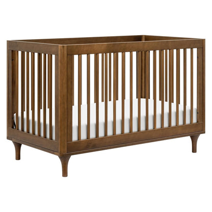 Babyletto Lolly 3-In-1 Convertible Crib with Toddler Bed Conversion Kit - Natural Walnut - M9001NL