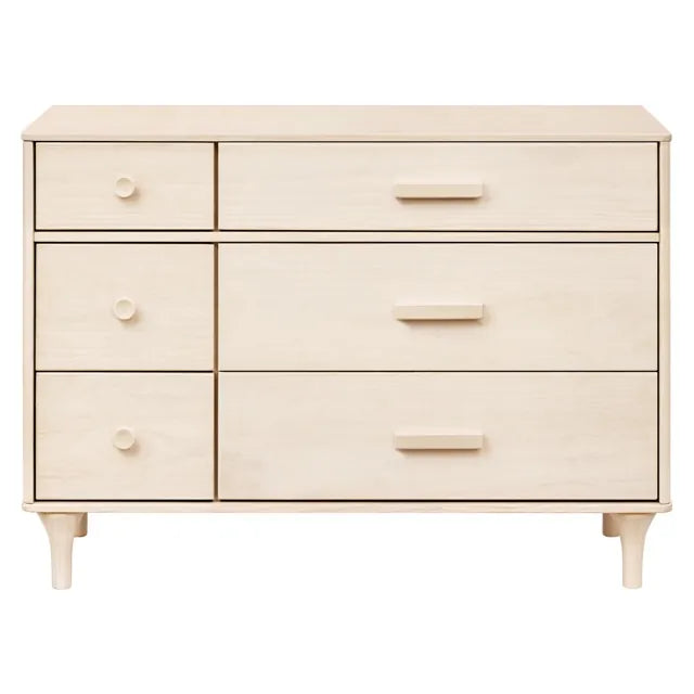 Babyletto Lolly 6-Drawer Assembled Double Dresser - Washed Natural - M9016NX