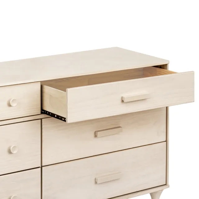 Babyletto Lolly 6-Drawer Assembled Double Dresser - Washed Natural - M9016NX