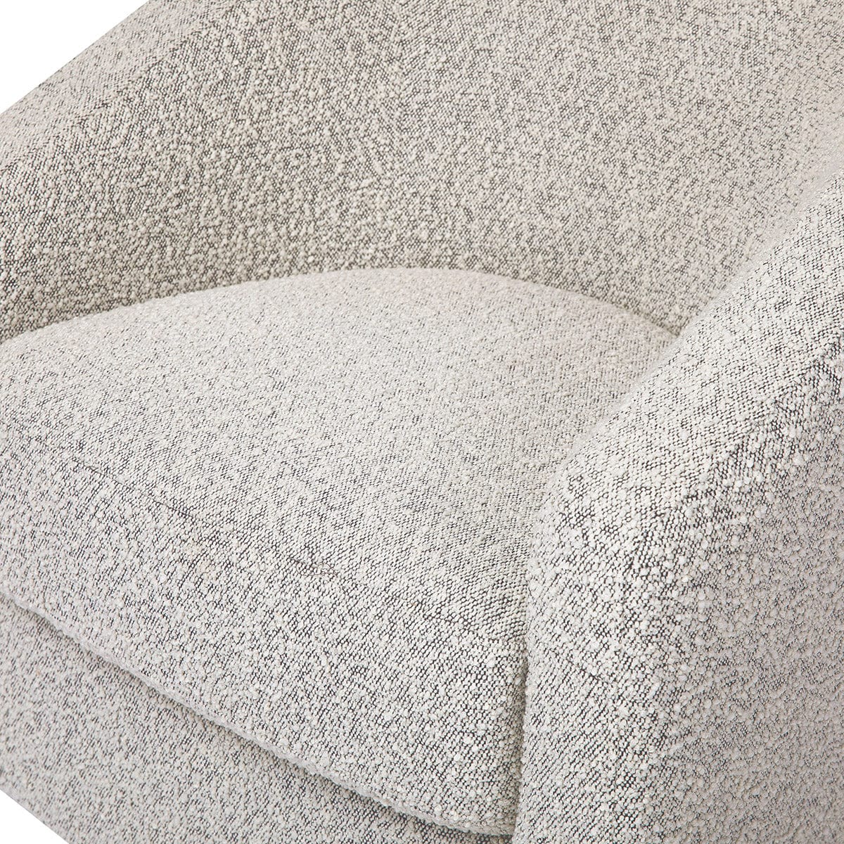 Babyletto Madison Swivel Glider - Black White Boucle - M5887BWB
