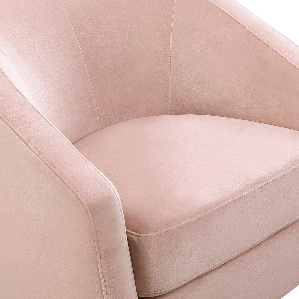 Babyletto Madison Swivel Glider - Blush Pink Velvet - M5887BPV