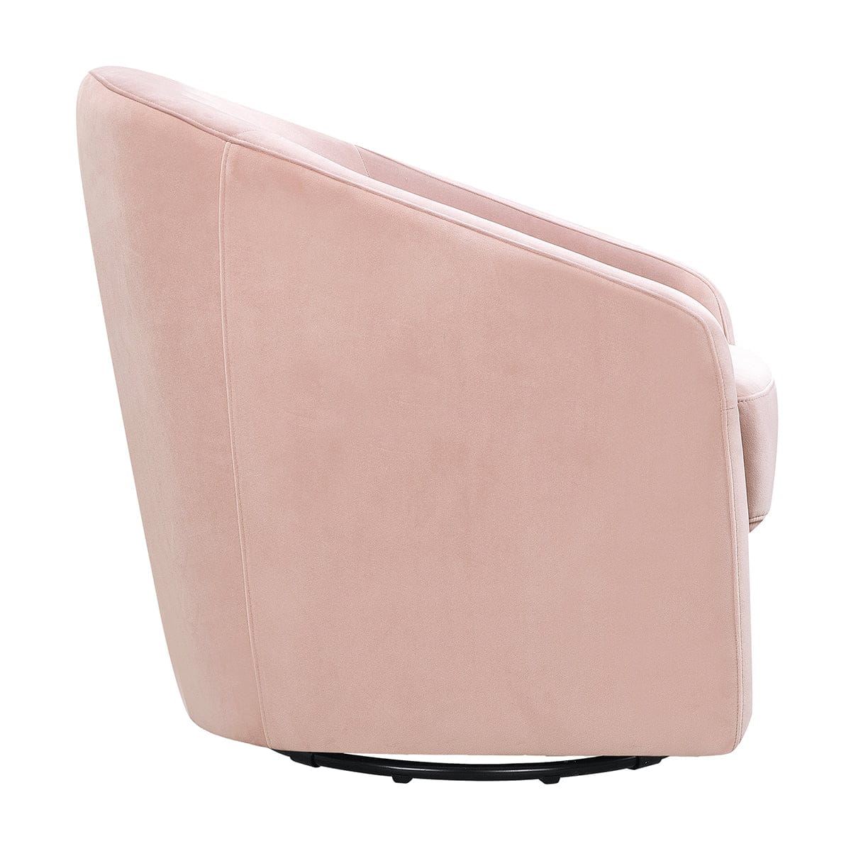 Babyletto Madison Swivel Glider - Blush Pink Velvet - M5887BPV