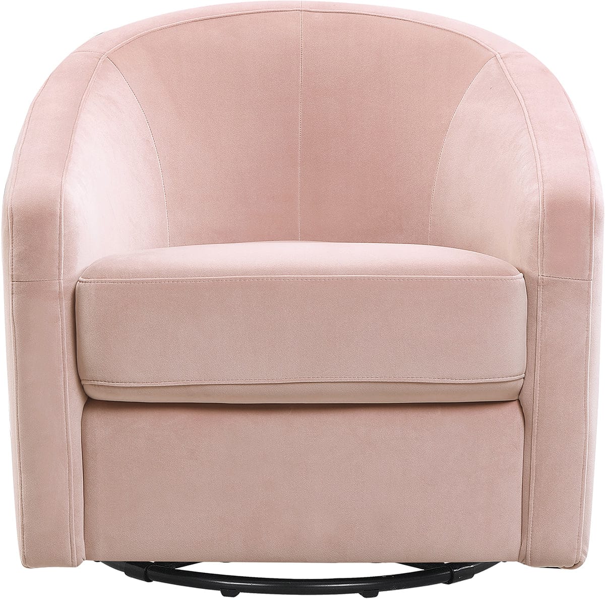 Babyletto Madison Swivel Glider - Blush Pink Velvet - M5887BPV