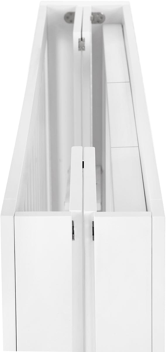 Babyletto Maki Full-Size Portable Folding Crib w/Toddler Bed Conversion Kit - White - M6601W