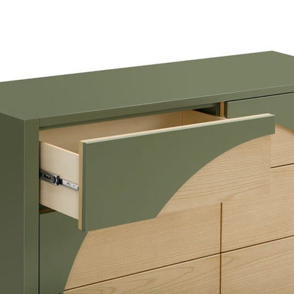 Babyletto Moab 6-Drawer Assembled Dresser - Olive / Ash - M30216OLSH