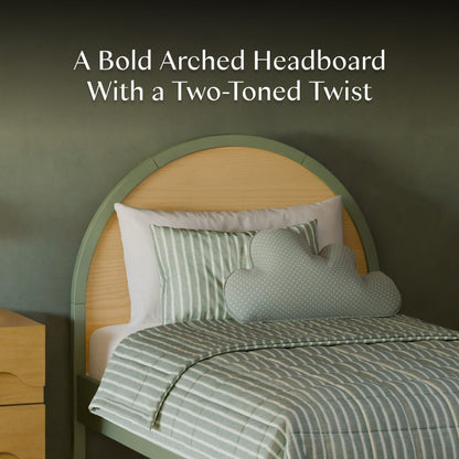 Babyletto Moab Twin Bed - Olive/Ash