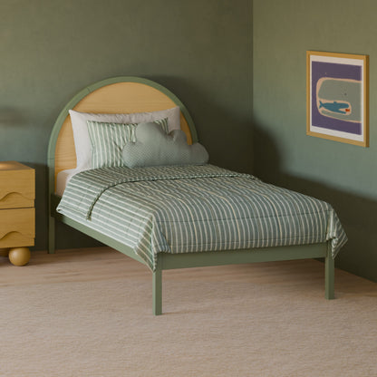 Babyletto Moab Twin Bed - Olive/Ash