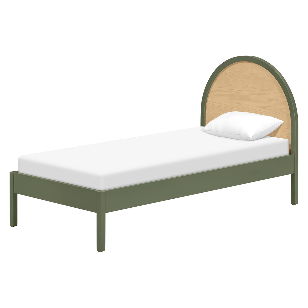Babyletto Moab Twin Bed - Olive/Ash