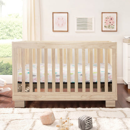 Babyletto Modo 3-in-1 Convertible Crib w/Toddler Bed Conversion Kit - Washed Natural - M6701NX