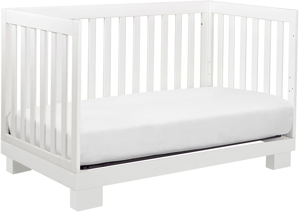 Babyletto Modo 3-in-1 Convertible Crib w/Toddler Bed Conversion Kit - White - M6701W