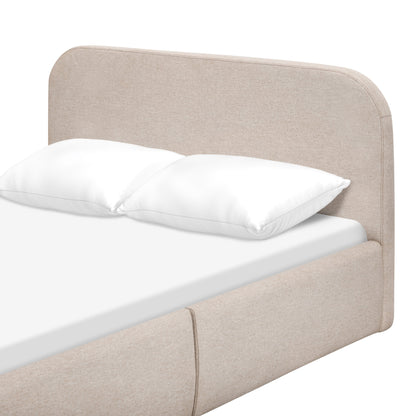 Babyletto Nara Full Floor Bed - Performance Beach Eco-Weave