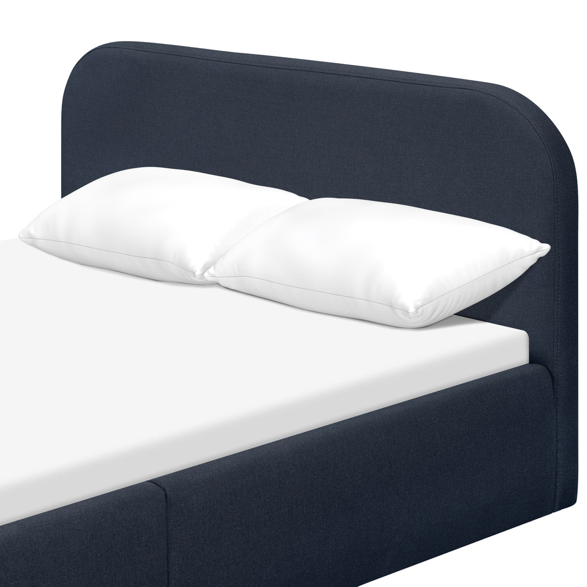 Babyletto Nara Full Floor Bed - Performance Navy Eco-Twill