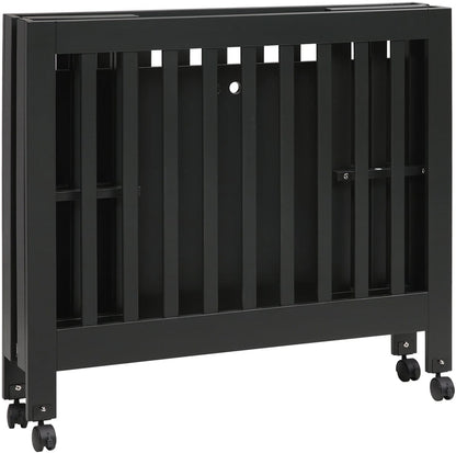 Babyletto Origami Mini Crib - Black Finish - M6698B