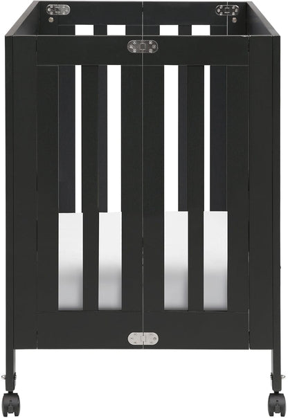 Babyletto Origami Mini Crib - Black Finish - M6698B