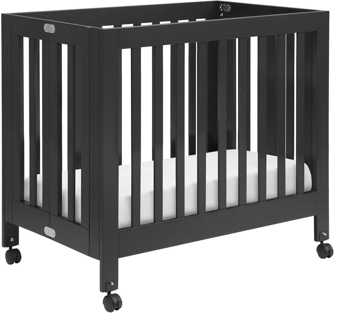 Babyletto Origami Mini Crib - Black Finish - M6698B