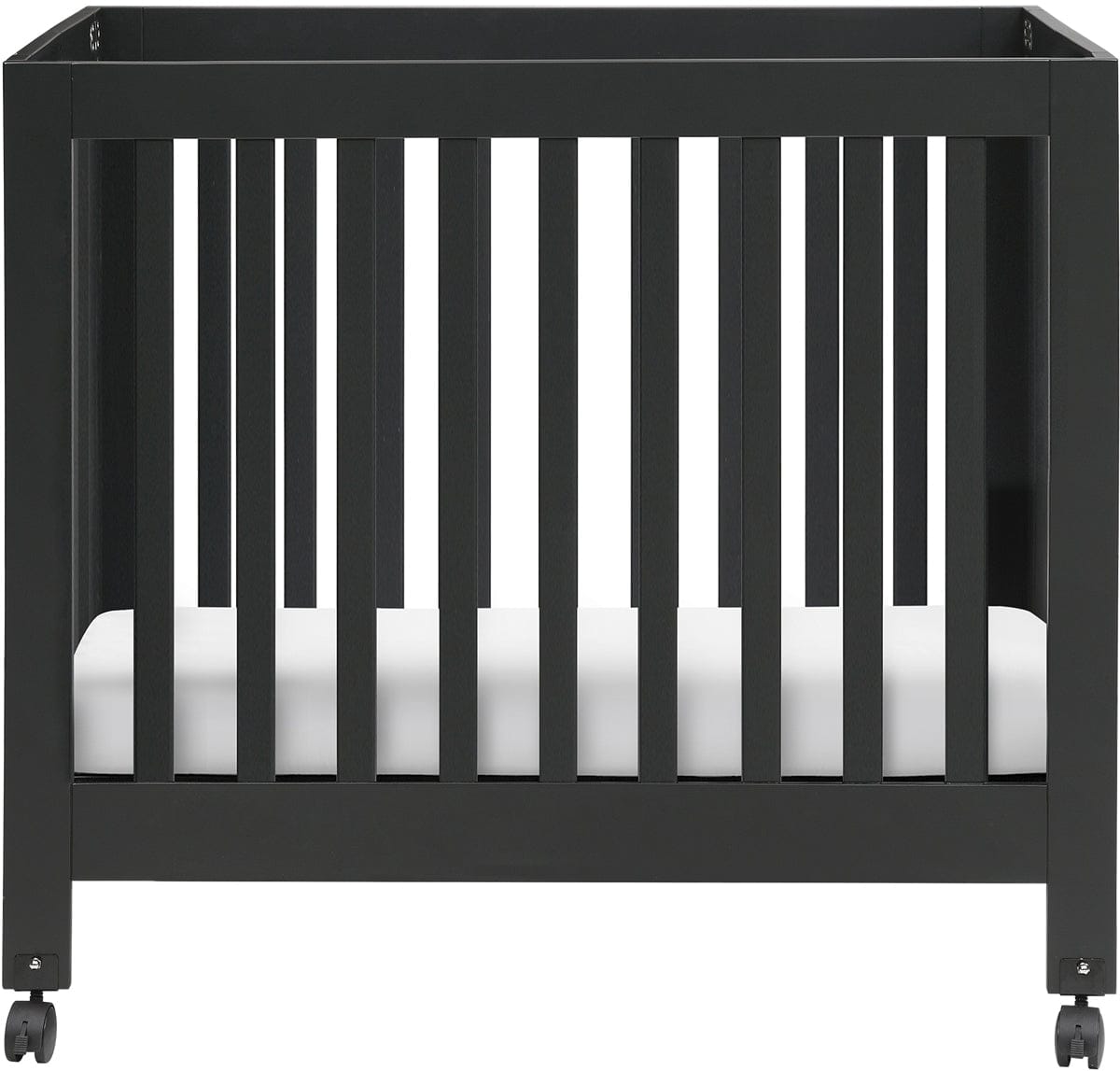 Babyletto Origami Mini Crib - Black Finish - M6698B