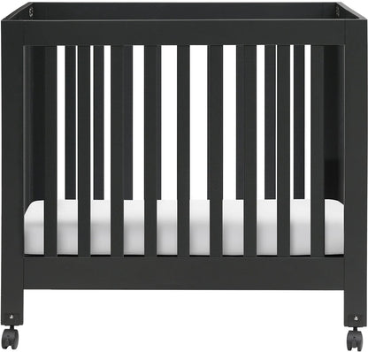 Babyletto Origami Mini Crib - Black Finish - M6698B