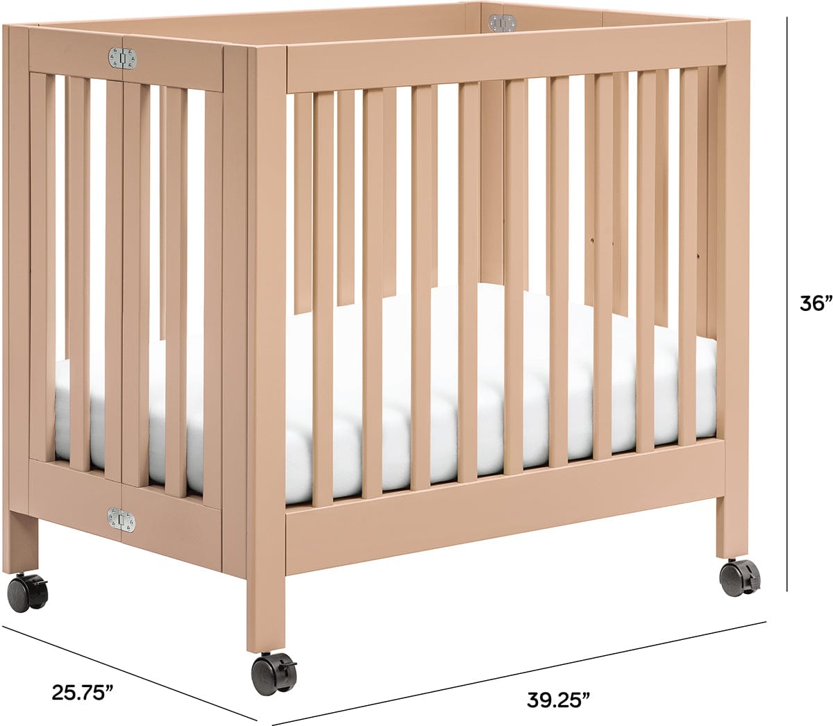 Babyletto Origami Mini Crib - Canyon - M6698CYN