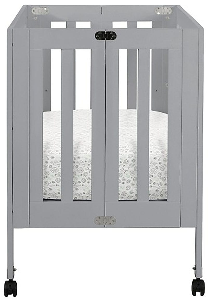 Babyletto Origami Mini Crib - Grey - M6698G