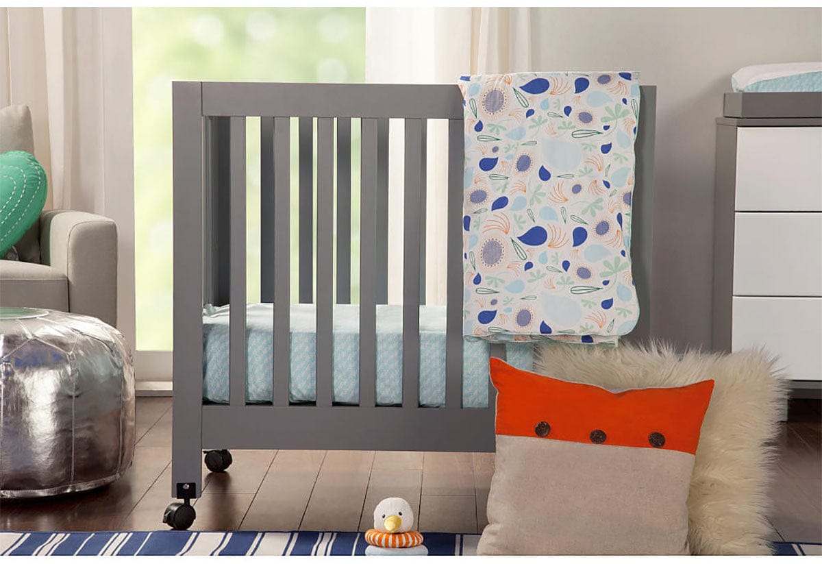 Babyletto Origami Mini Crib - Grey - M6698G