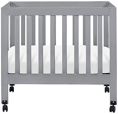 Babyletto Origami Mini Crib - Grey - M6698G