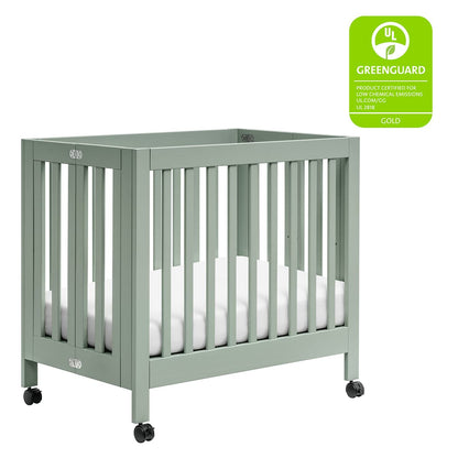 Babyletto Origami Mini Crib - Light Sage - M6698LS