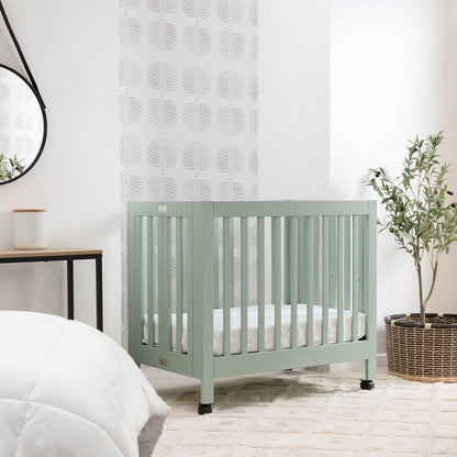Babyletto Origami Mini Crib - Light Sage - M6698LS