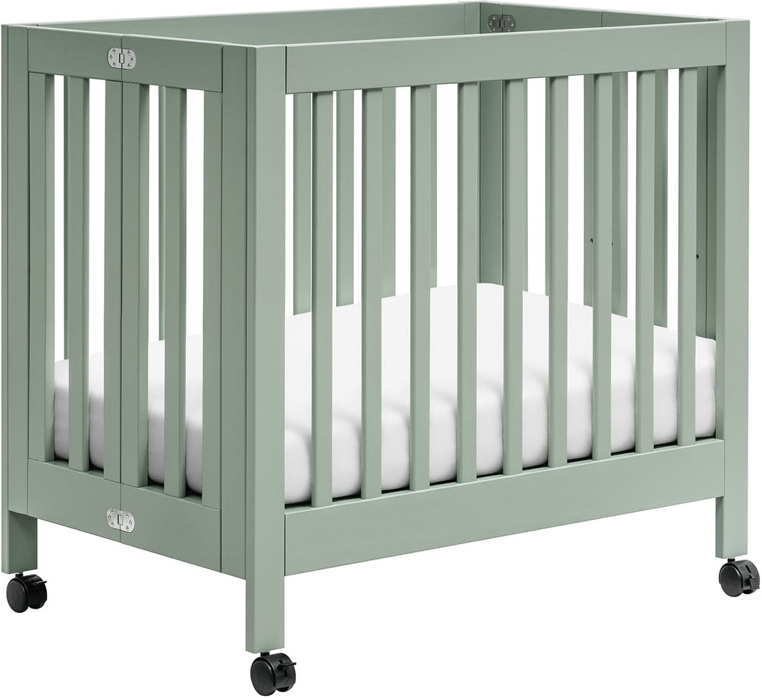 Babyletto Origami Mini Crib - Light Sage - M6698LS