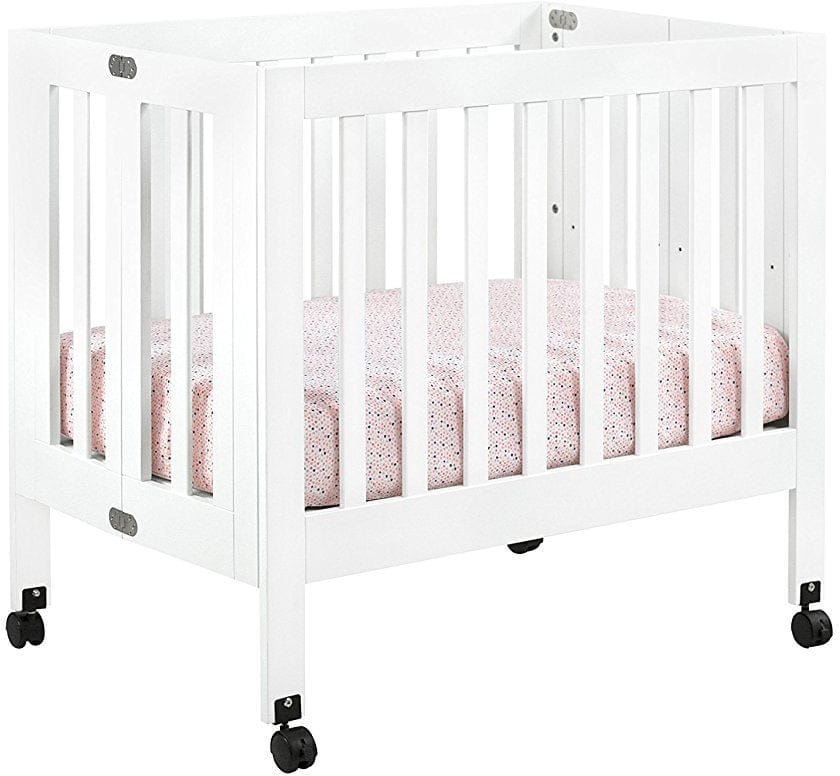 Babyletto Origami Mini Crib - White - M6698W