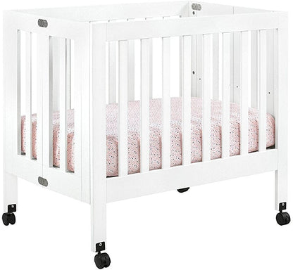 Babyletto Origami Mini Crib - White - M6698W