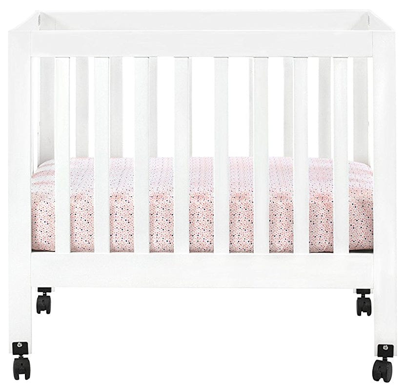 Babyletto Origami Mini Crib - White - M6698W