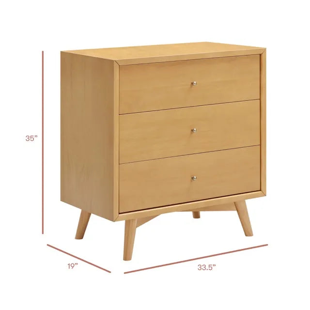Babyletto Palma 3-Drawer Assembled Dresser - Honey - M15913HY
