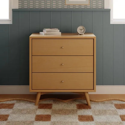 Babyletto Palma 3-Drawer Assembled Dresser - Honey - M15913HY