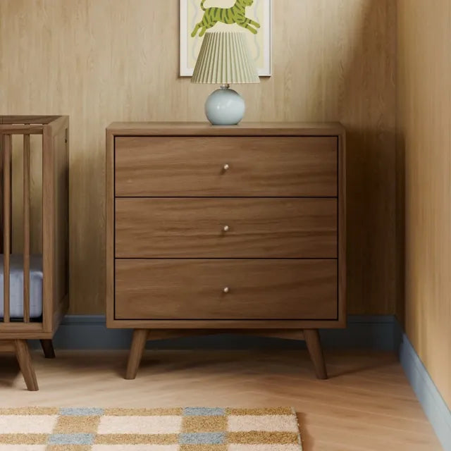 Babyletto Palma 3-Drawer Assembled Dresser - Natural Walnut - M15913NL